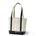 Tote Bag Foldable Blank Reusable Canvas Women Handbag Tote Bag Factory